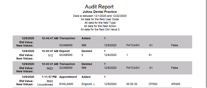 Example of Audit Report
