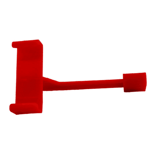 red horizontal bitewing bite block